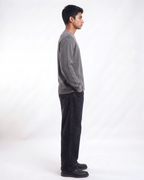 Acid Wash Waffle Knit Oversized Full-Sleeve T-Shirt | 240 GSM Waffle Knit Cotton Oversized Tee
