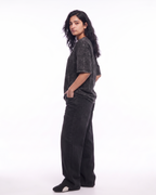 Acid Wash Oversized T-Shirt | 240 GSM French Terry Cotton Oversized Tee