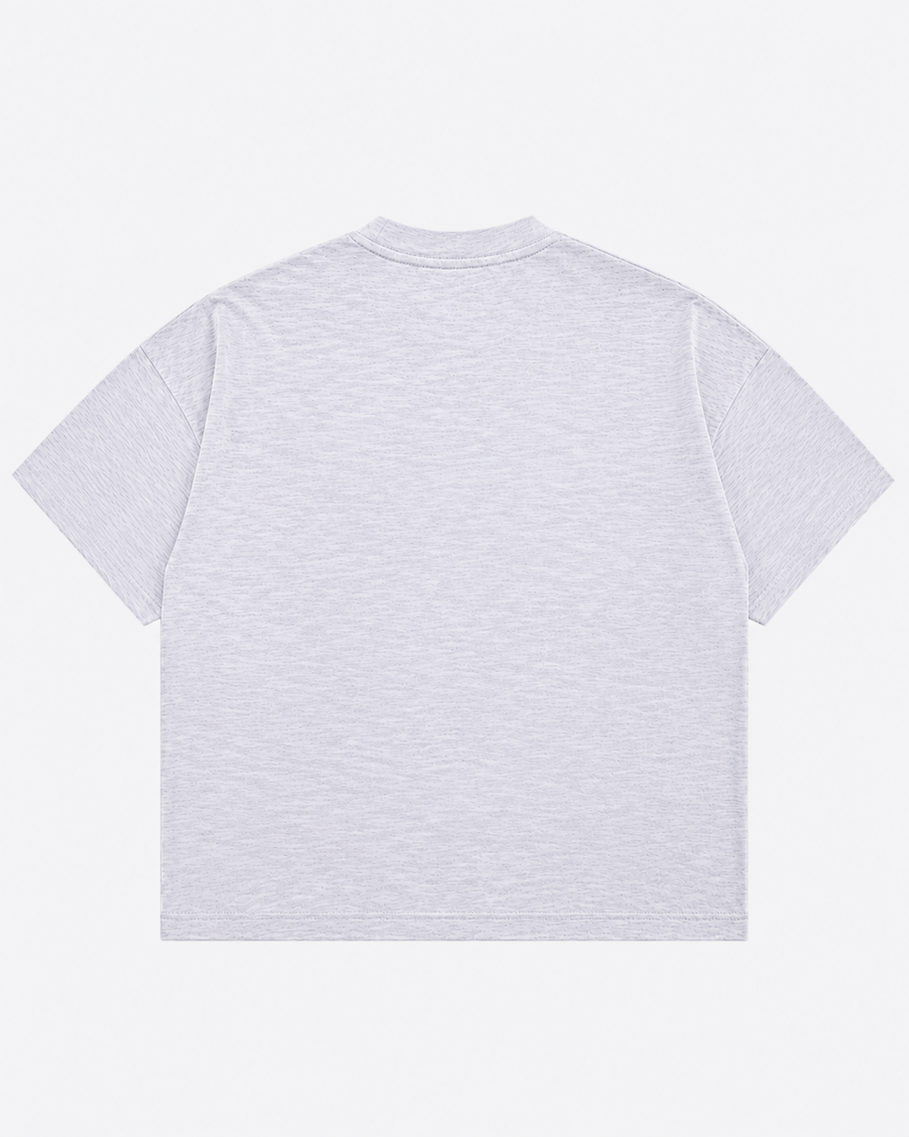 Dusty White Boxy Slub T-Shirt | 180 GSM Cotton Slub Boxy Fit Tee