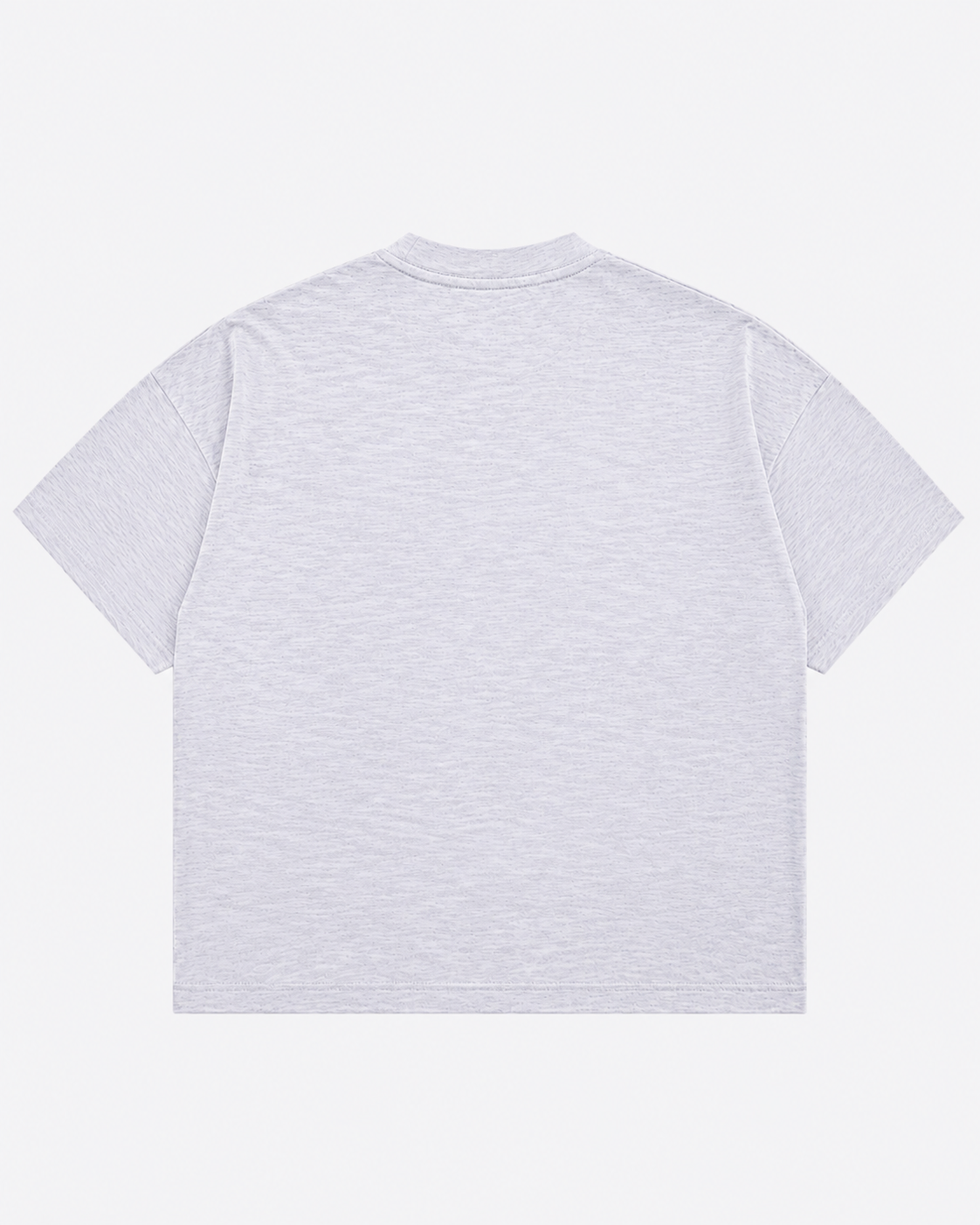 Dusty White Boxy Slub T-Shirt | 180 GSM Cotton Slub Boxy Fit Tee