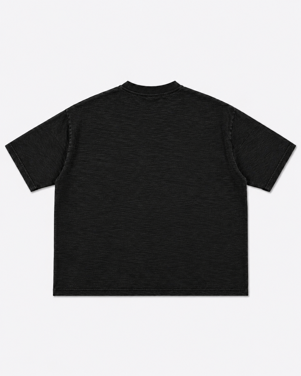 Graphite Boxy Slub T-Shirt | 180 GSM Cotton Slub Boxy Fit Tee