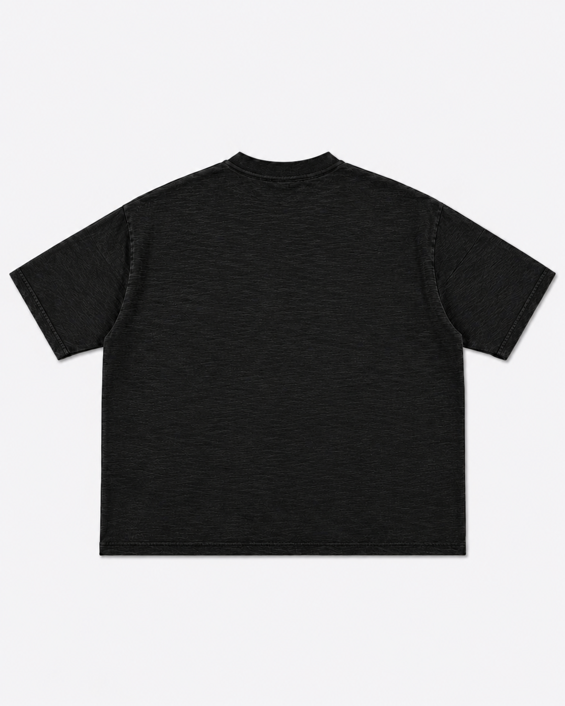 Graphite Boxy Slub T-Shirt | 180 GSM Cotton Slub Boxy Fit Tee