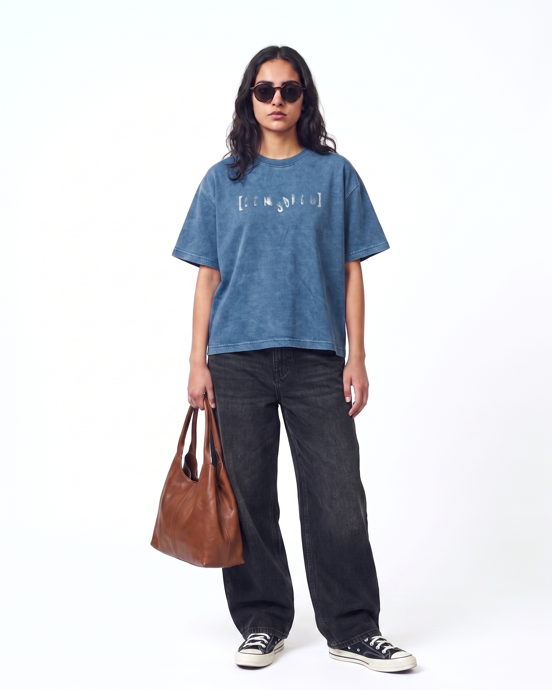 Mind Blowing Boxy Fit T-Shirt | 240 GSM French Terry Denim Wash Graphic Tee