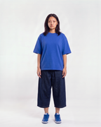 Blue Oversized T-Shirt | 240 GSM French Terry Cotton Oversized Tee