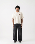The Six Stories Boxy Fit T-Shirt | 240 GSM French Terry Off-White Graphic Tee