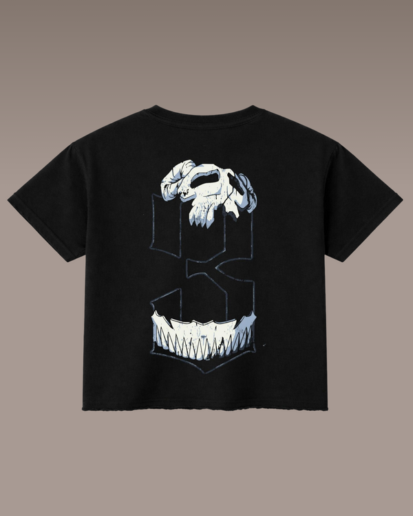 The Third Boxy Fit T-Shirt | 240 GSM French Terry Black Graphic Tee