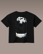 The Third Boxy Fit T-Shirt | 240 GSM French Terry Black Graphic Tee