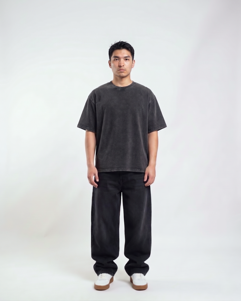 Vintage Fade Wash Oversized T-Shirt | 240 GSM French Terry Oversized Tee