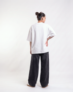 White Oversized T-Shirt | 240 GSM French Terry Cotton Oversized Tee