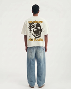 Zero Rules Boxy Fit T-Shirt | 240 GSM French Terry Off-White Graphic Tee