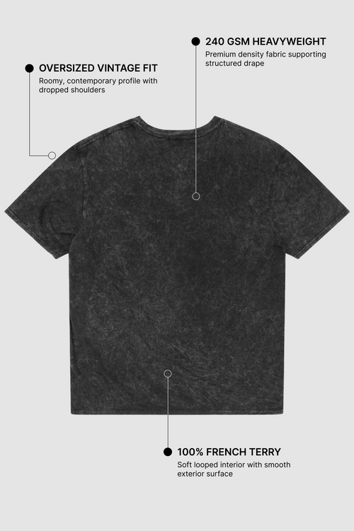Acid Wash Oversized T-Shirt