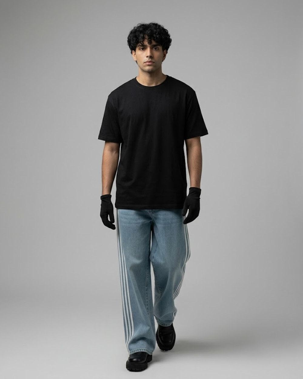 Black Regular Fit T-Shirt | 180 GSM 100% Cotton Everyday Tee