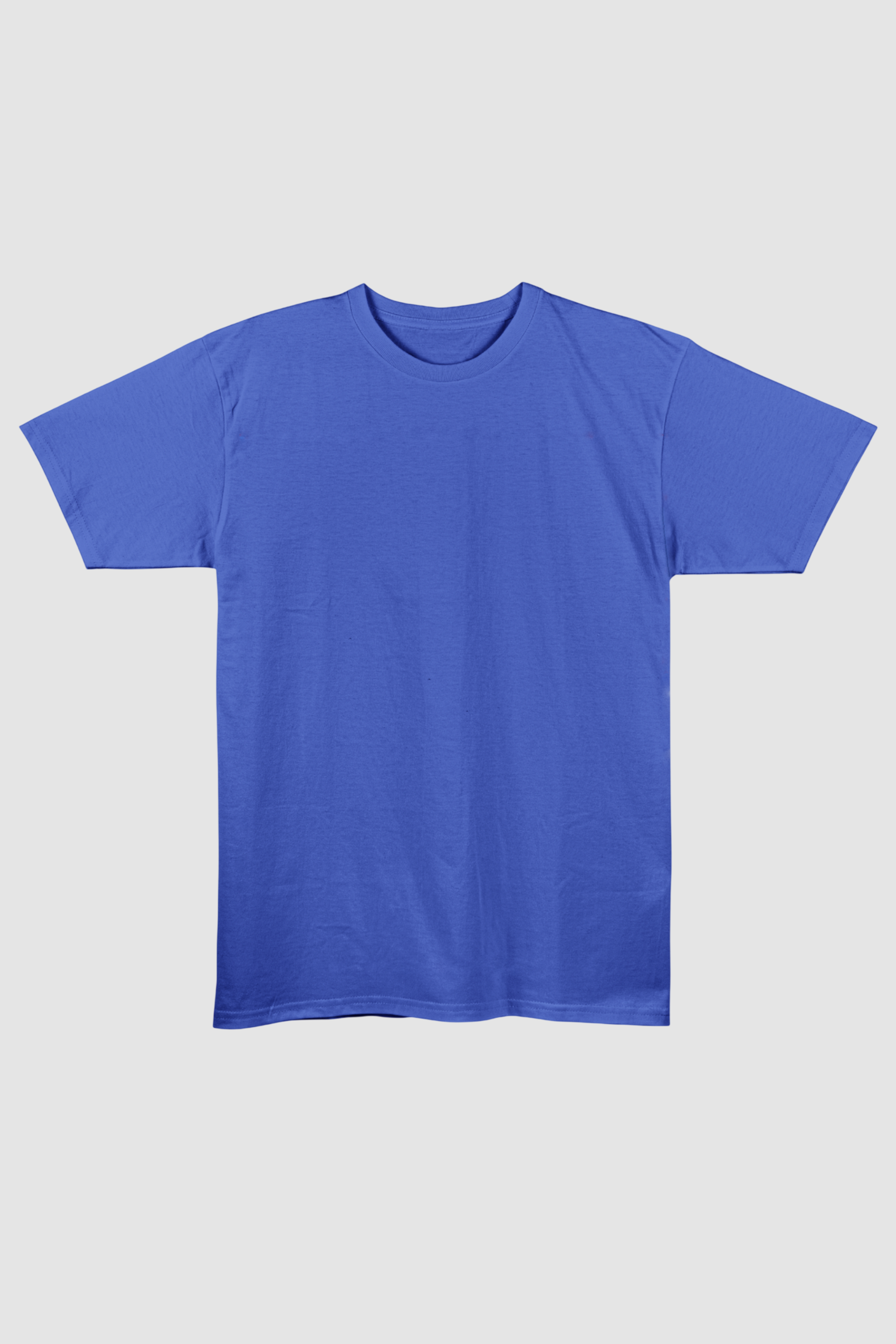 Blue Regular Fit T-Shirt | 180 GSM 100% Cotton Everyday Tee