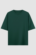 Bottle Green Oversized T-Shirt