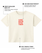 Break The Pattern Today Boxy Fit T-Shirt | 240 GSM French Terry Off-White Graphic Tee