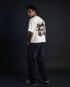 Dirty Gamble Boxy Fit T-Shirt | 240 GSM French Terry Off-White Graphic Tee