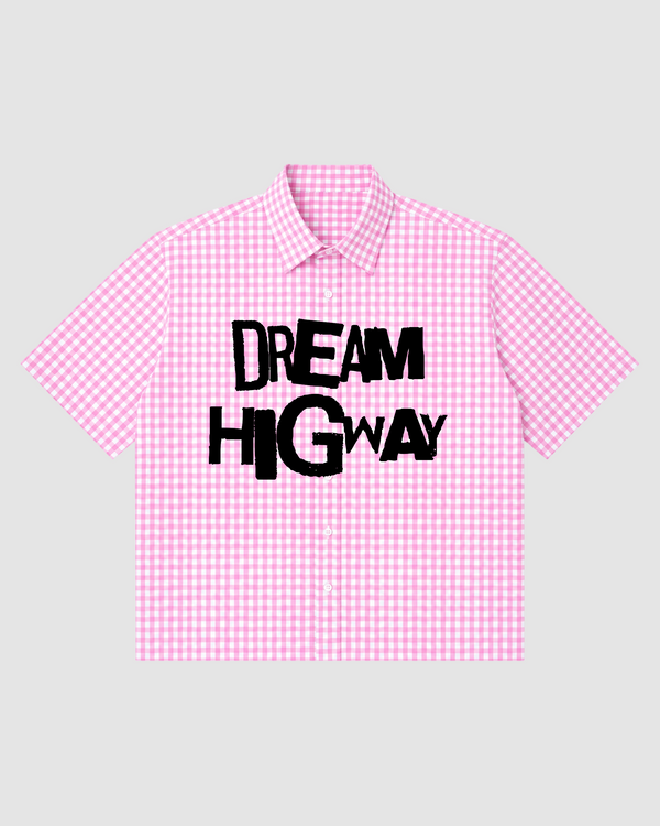 Dream Highway Boxy Shirt | 160 GSM Cotton Oxford Shirt