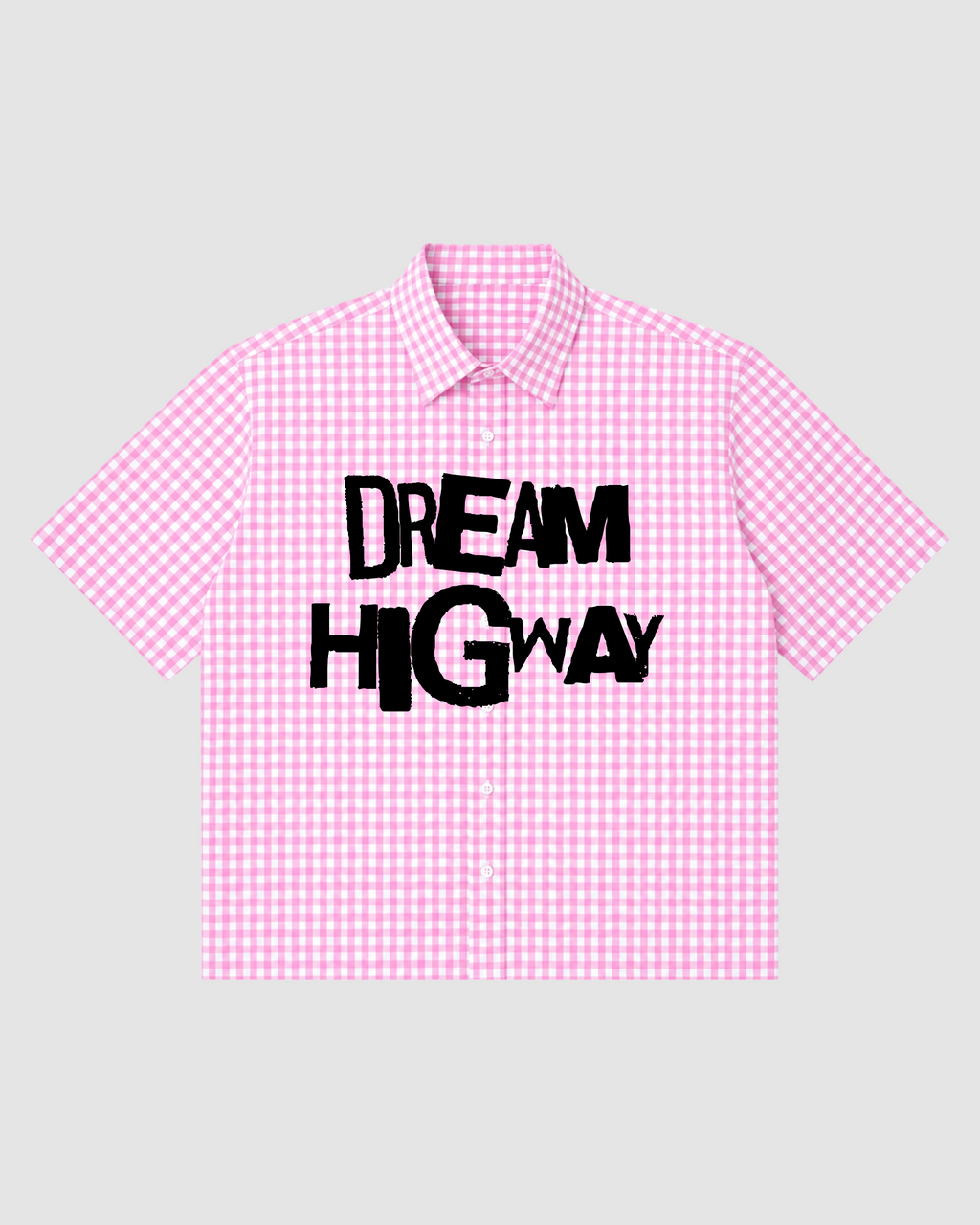 Dream Highway Boxy Shirt | 160 GSM Cotton Oxford Shirt