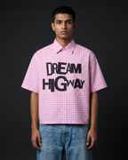 Dream Highway Boxy Shirt | 160 GSM Cotton Oxford Shirt