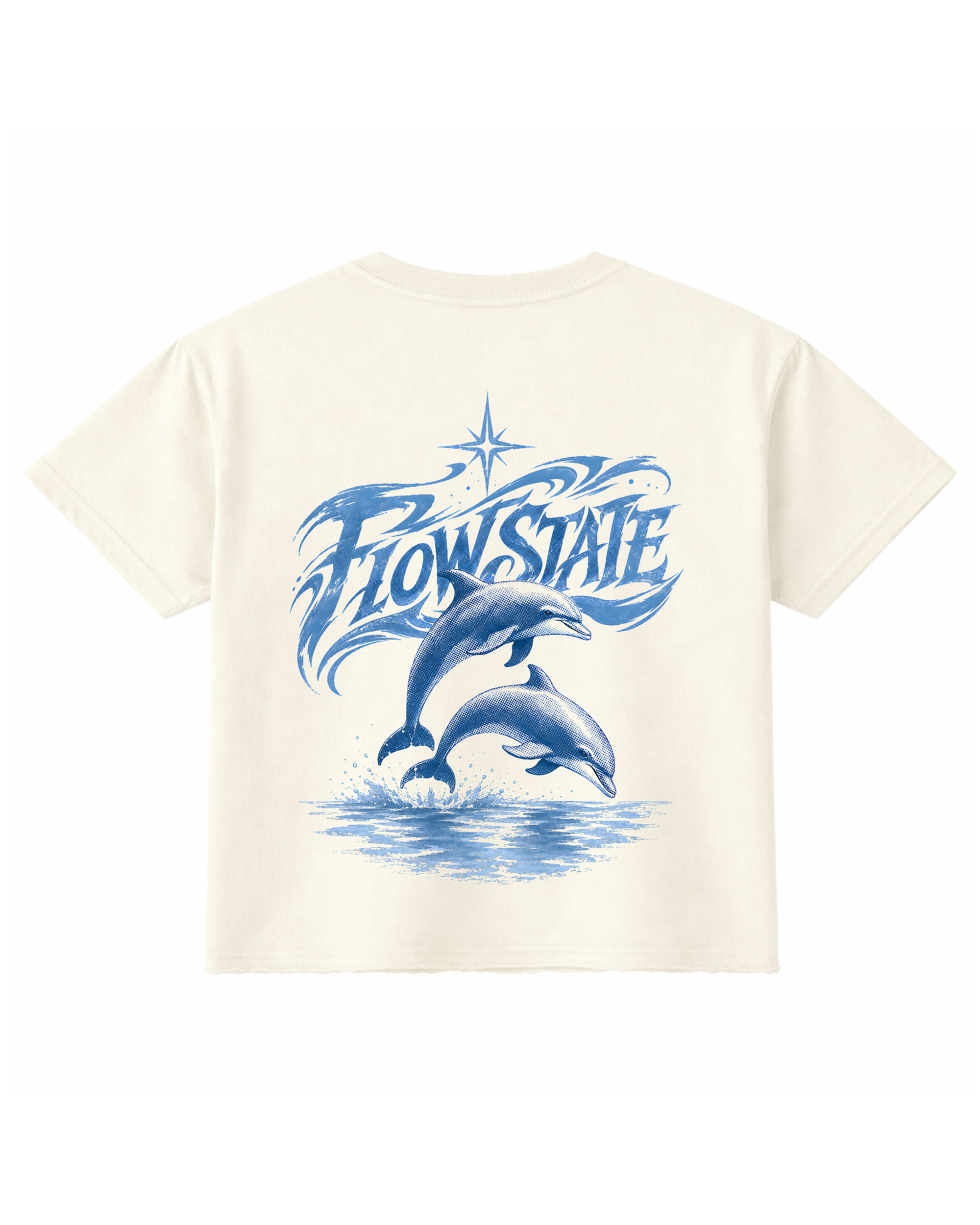 Flowstate Boxy Fit T-Shirt | 240 GSM French Terry Off-White Graphic Tee