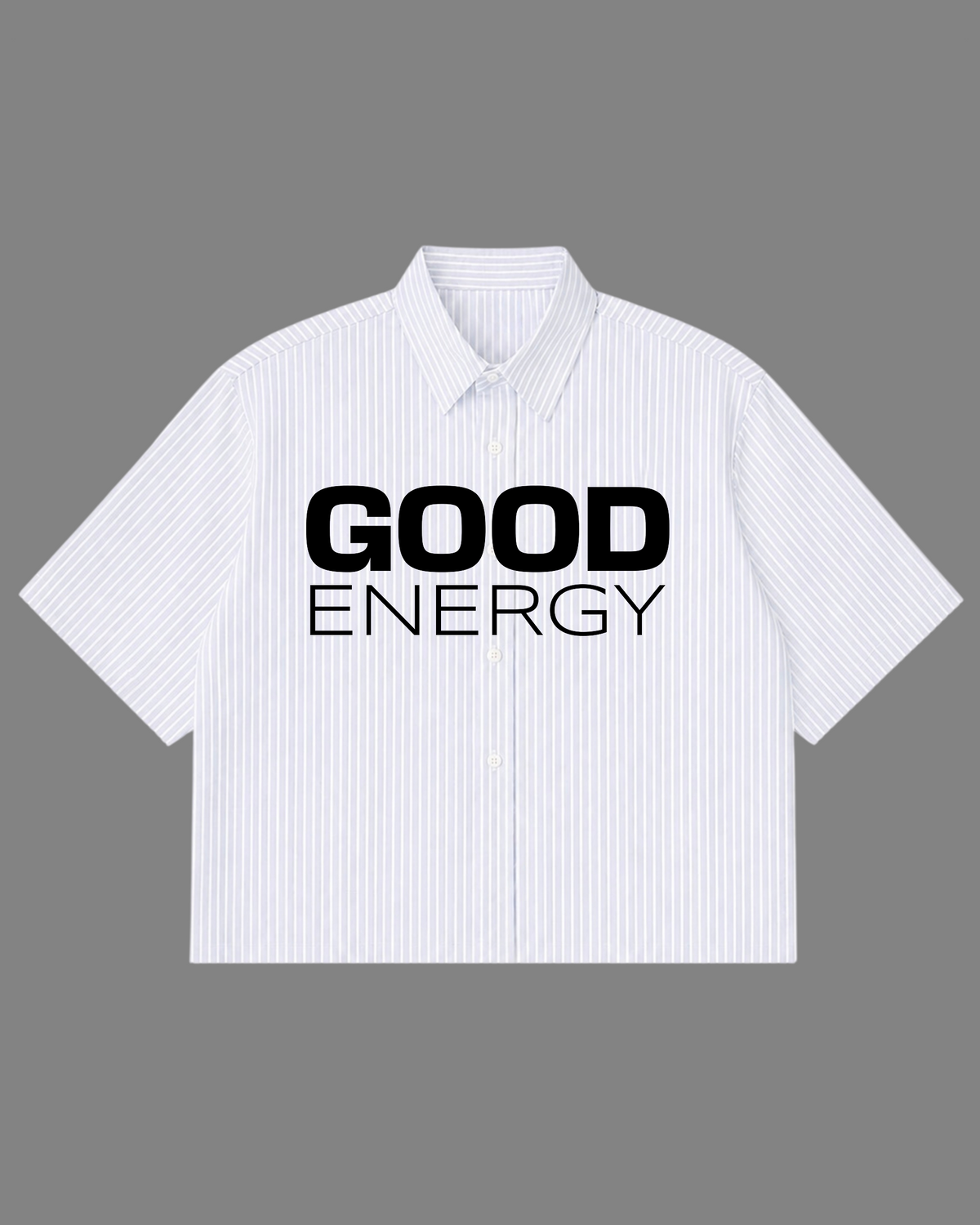 Good Energy Boxy Shirt | 160 GSM Cotton Oxford Shirt