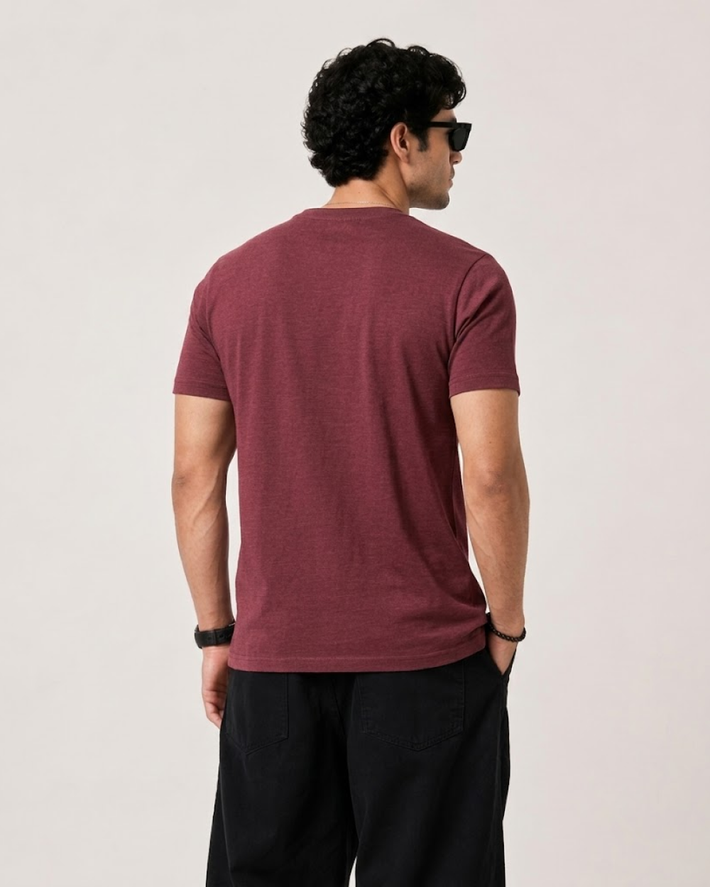 Maroon Regular Fit T-Shirt | 180 GSM 100% Cotton Everyday Tee