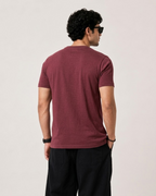 Maroon Regular Fit T-Shirt | 180 GSM 100% Cotton Everyday Tee