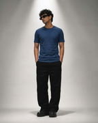 Navy Blue Regular Fit T-Shirt | 180 GSM 100% Cotton Everyday Tee