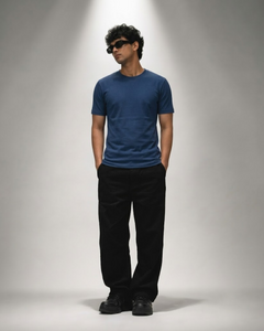 Navy Blue Regular Fit T-Shirt | 180 GSM 100% Cotton Everyday Tee