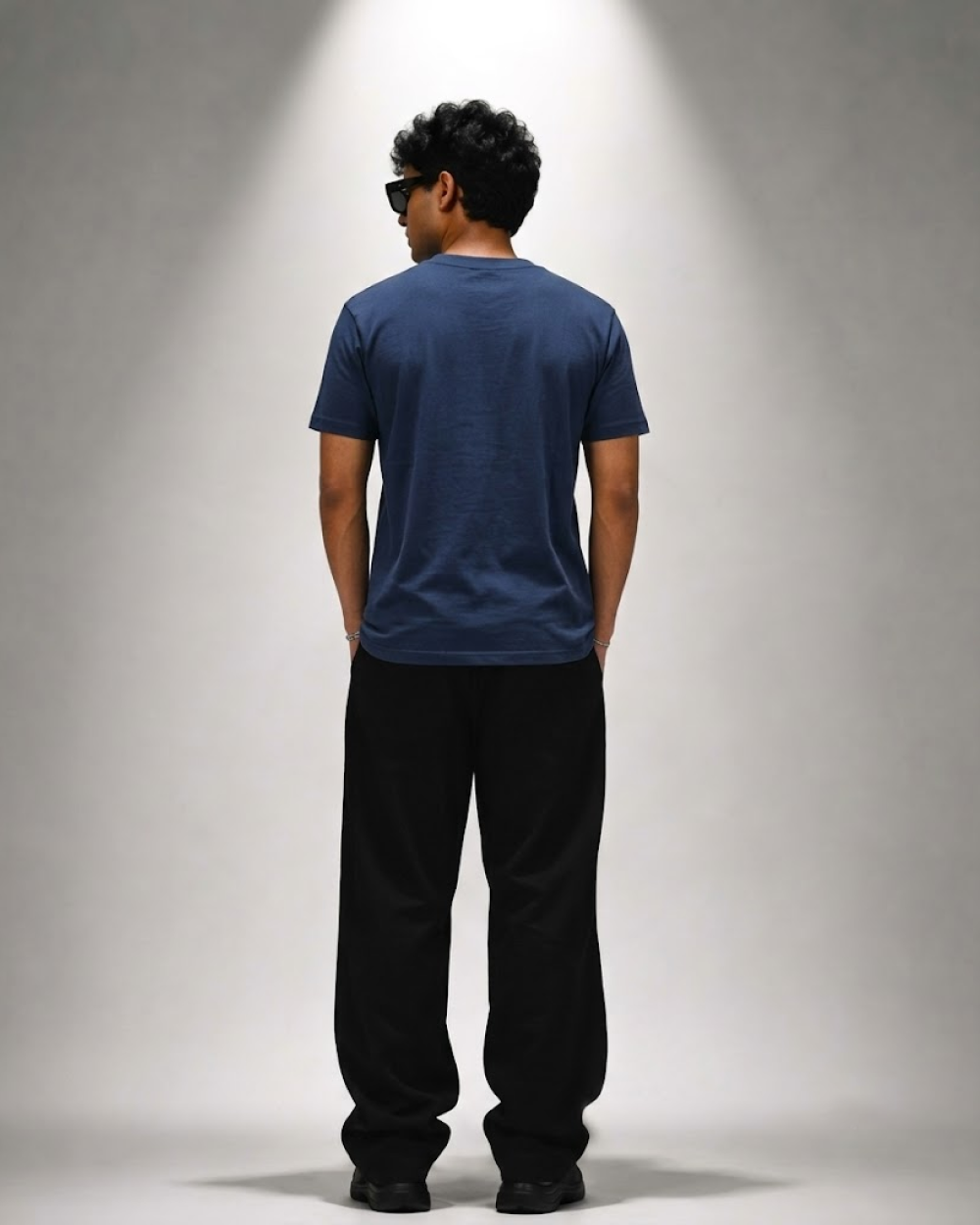 Navy Blue Regular Fit T-Shirt | 180 GSM 100% Cotton Everyday Tee