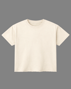 Off-White French Terry Boxy Fit T-Shirt | 240 GSM French Terry Cotton Boxy Fit Tee