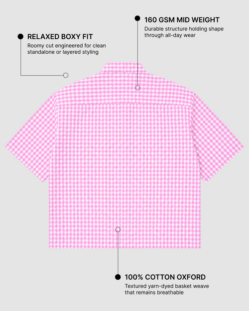 Be You Boxy Shirt | 160 GSM Cotton Oxford Shirt