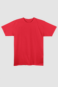 Red Regular Fit T-Shirt | 180 GSM 100% Cotton Everyday Tee