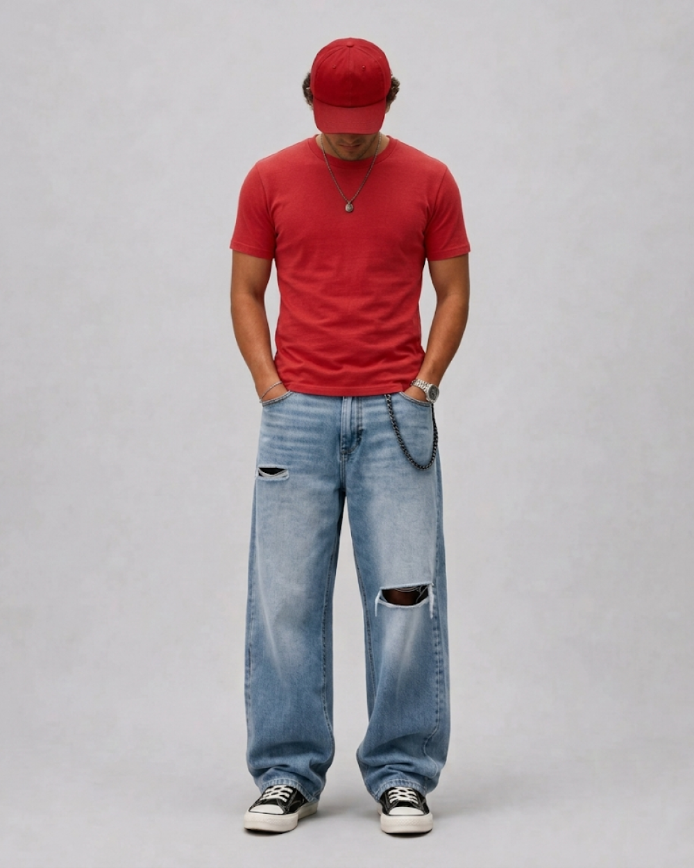 Red Regular Fit T-Shirt | 180 GSM 100% Cotton Everyday Tee