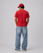 Red Regular Fit T-Shirt | 180 GSM 100% Cotton Everyday Tee