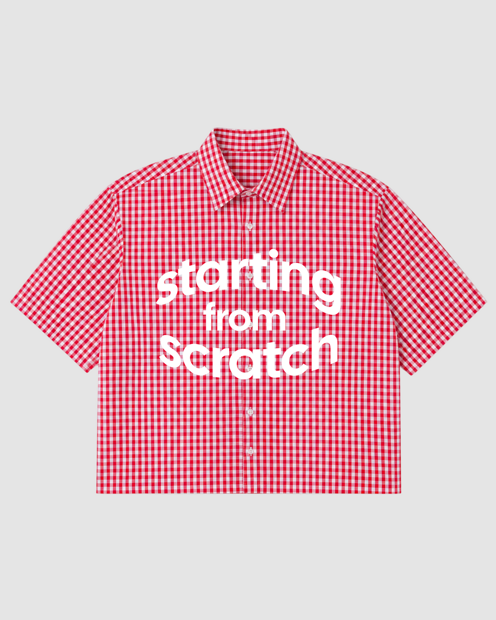 Start From Scratch Boxy Shirt | 160 GSM Cotton Oxford Shirt