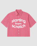 Start From Scratch Boxy Shirt | 160 GSM Cotton Oxford Shirt