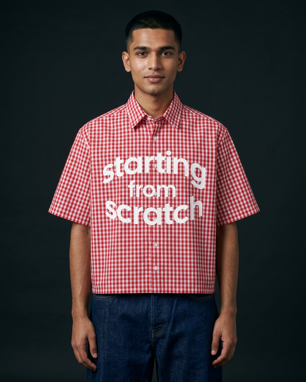 Start From Scratch Boxy Shirt | 160 GSM Cotton Oxford Shirt