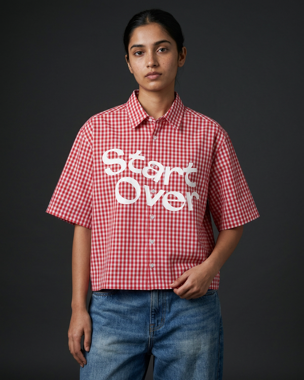 Start Over Boxy Shirt | 160 GSM Cotton Oxford Shirt