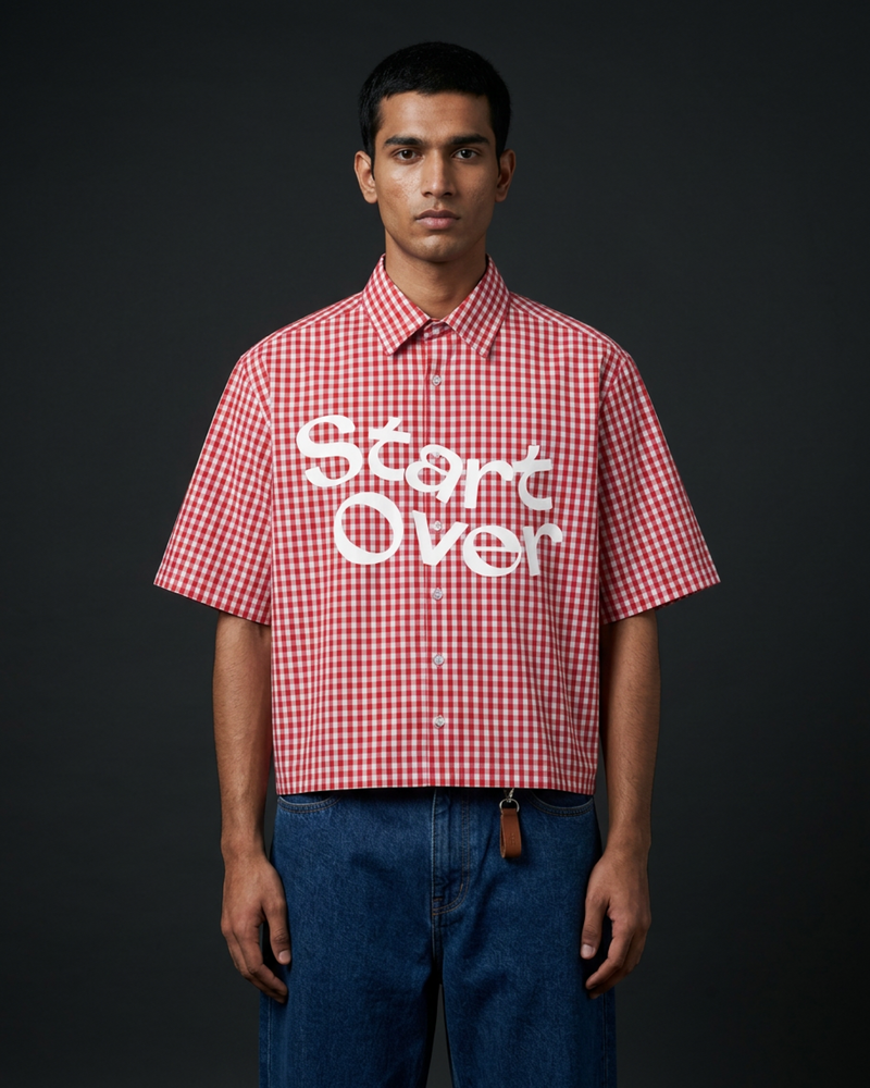 Start Over Boxy Shirt | 160 GSM Cotton Oxford Shirt