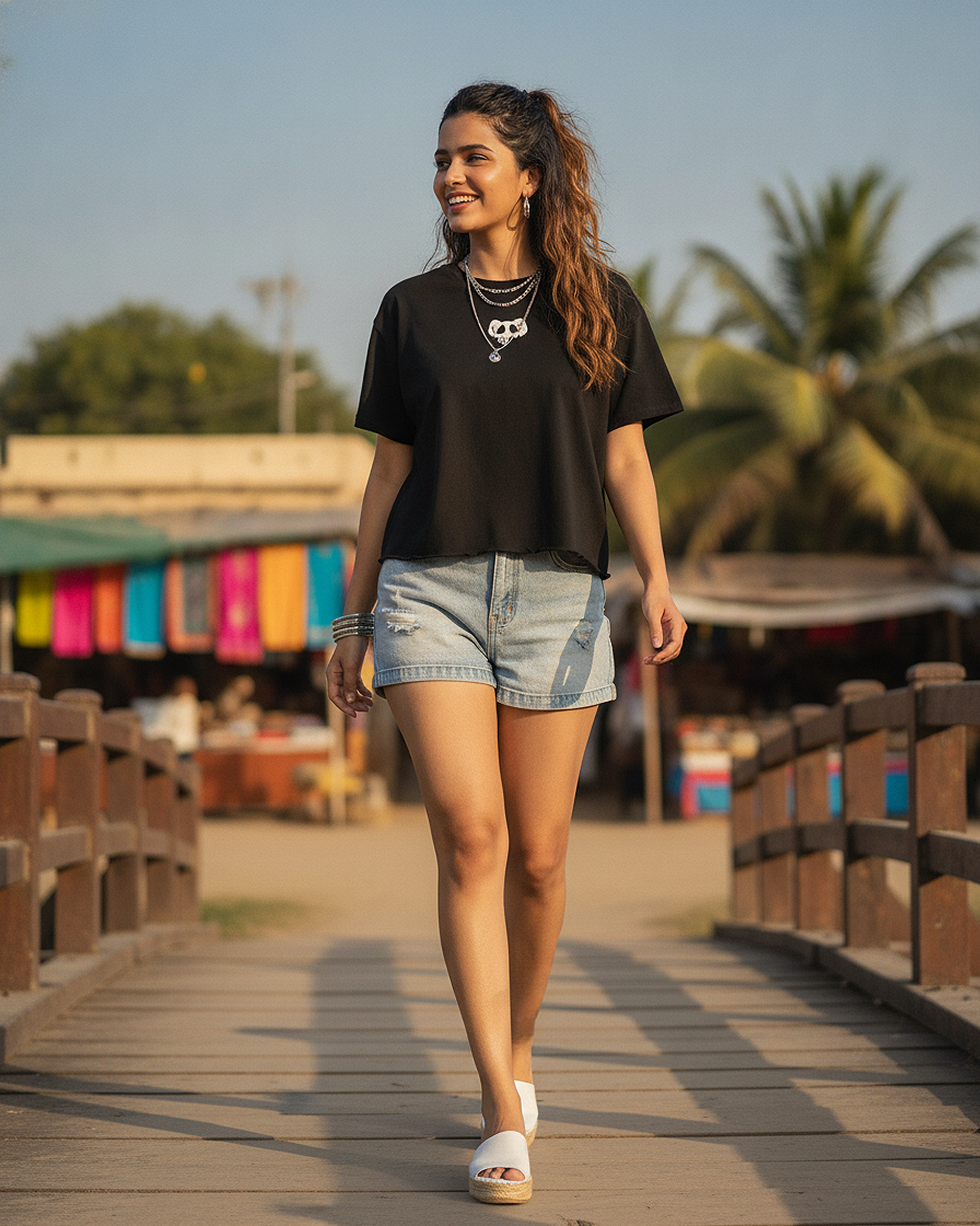 The Third Graphic Boxy Fit T-Shirt | 240 GSM French Terry Black Graphic Tee