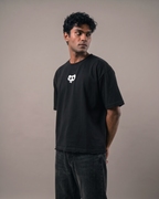 The Third Boxy Fit T-Shirt | 240 GSM French Terry Black Graphic Tee