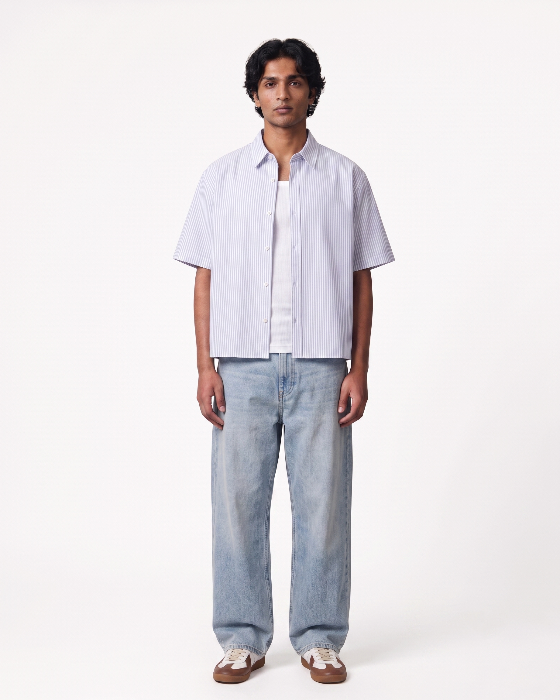 Touch Me Boxy Shirt | 160 GSM Cotton Oxford Shirt