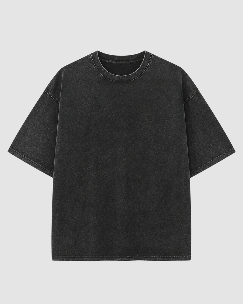Vintage Fade Wash Oversized T-Shirt | 240 GSM French Terry Oversized Tee