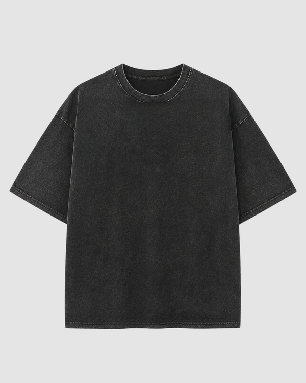 Vintage Fade Wash Oversized T-Shirt | 240 GSM French Terry Oversized Tee
