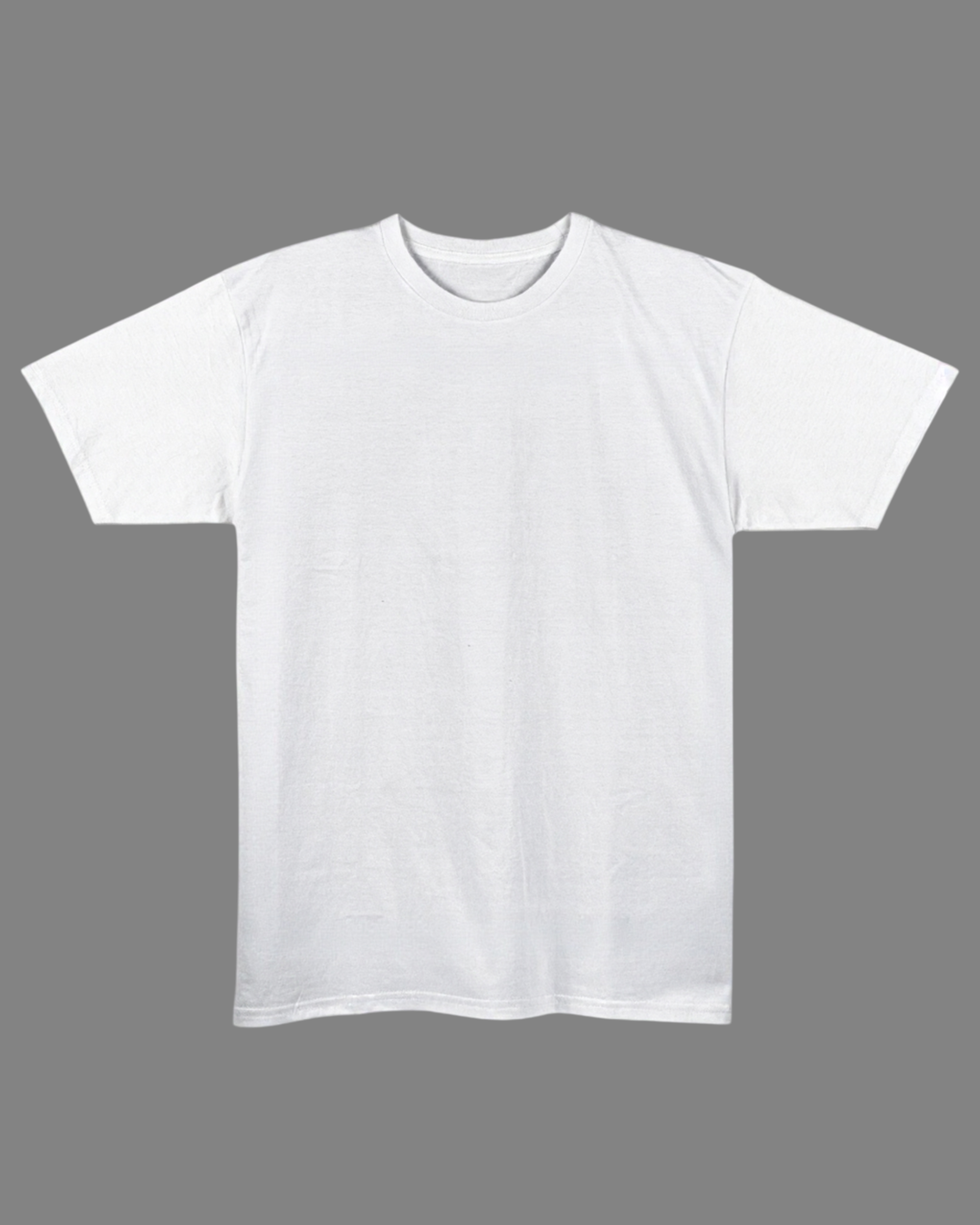 White Regular Fit T-Shirt | 180 GSM 100% Cotton Everyday Tee