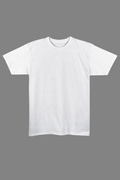 White Regular Fit T-Shirt | 180 GSM 100% Cotton Everyday Tee