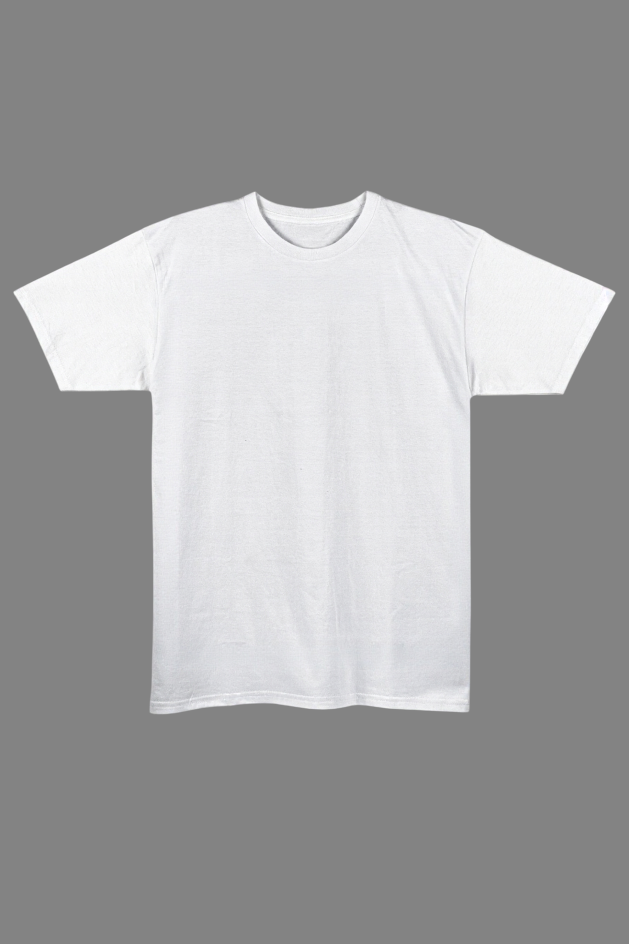 White Regular Fit T-Shirt | 180 GSM 100% Cotton Everyday Tee