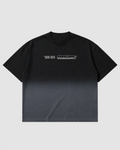 Without Doubt Graphic Boxy Fit T-Shirt | 240 GSM French Terry Black Ombré Wash Graphic Tee